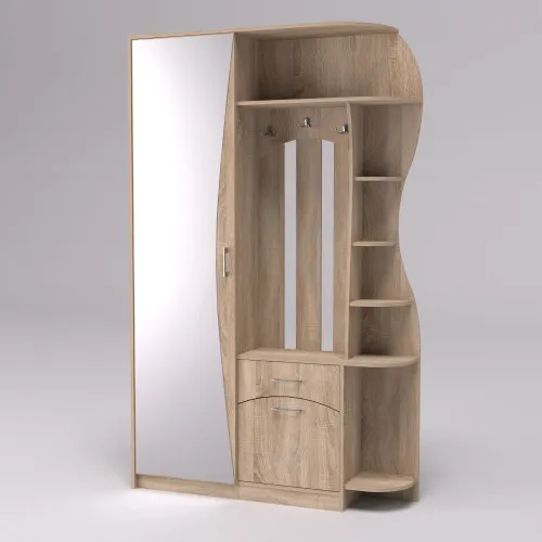 Прихожая Соло-9, Дуб Сонома, 1300/400/2100