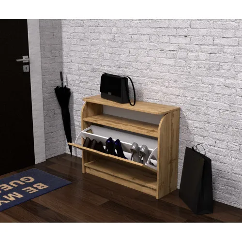 Тумба для обуви №3, Дуб Аппалачи, 800/250/650