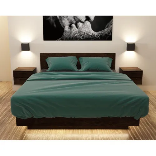 Кровать Кристалл №2 двуспальная, Дуб Конкордия, 2035х1632х850