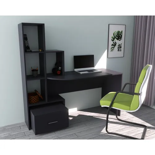 Стол письменный СП-1 №2, Антрацит, 1500/550/1500