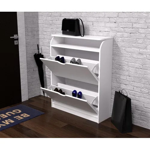 Тумба для обуви №1, Белый, 800/250/1000