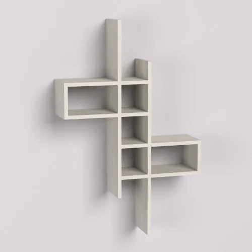 Полка навесная П-2, Дуб Шамони Светлый, 630/180/960