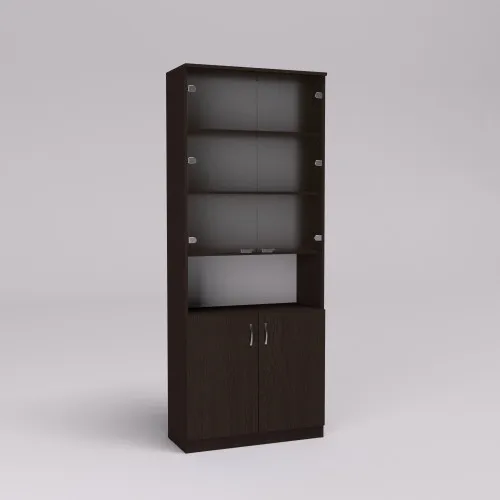 Шкаф офисный ОШС-2, Венге Магия, 800/340/2100