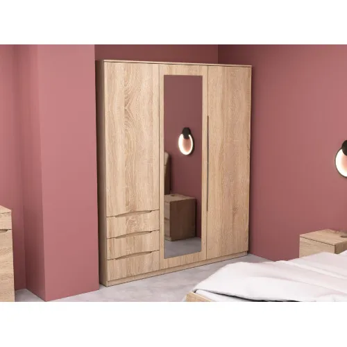 Шкаф Дельта 2, Дуб Сонома, 1800х550х2100