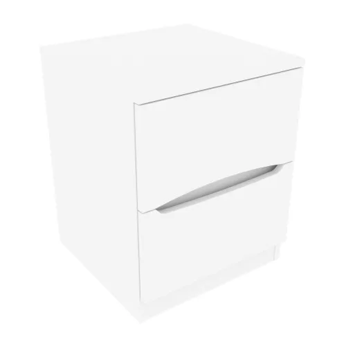 Тумба прикроватная Дельта, Белый, 400/400/500