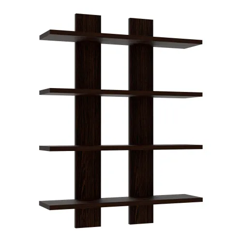 Полка навесная П-4, Венге Магия, 600/120/800