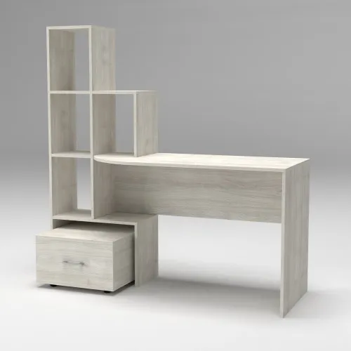 Стол письменный СП-1 №2, Дуб Шамони Светлый, 1500/550/1500