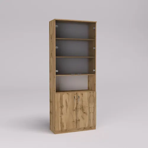 Шкаф офисный ОШС-2, Дуб Аппалачи, 800/340/2100