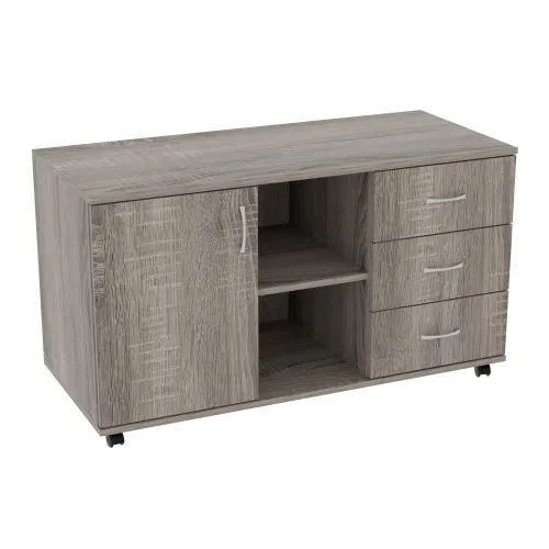 Тумба офисная ТМО-1, Дуб Сонома Трюфель, 1100/480/620