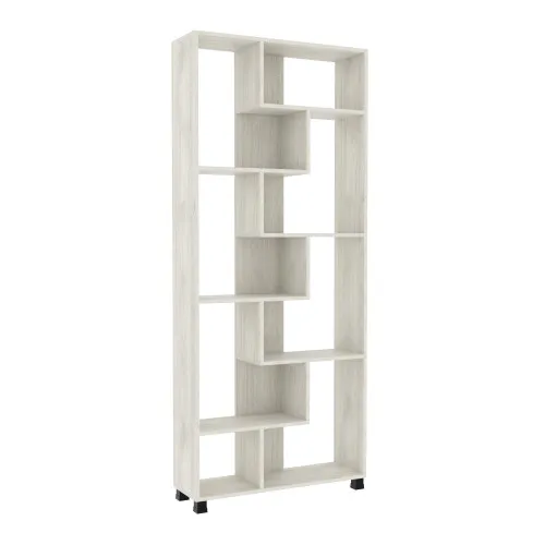 Стеллаж ОС-4, Дуб Шамони Светлый, 800/250/1900