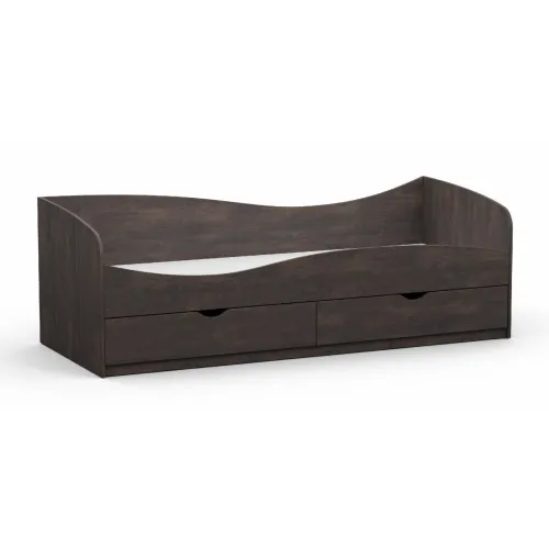 Кровать односпальная L-7, Дуб Конкордия, 2030х834х680