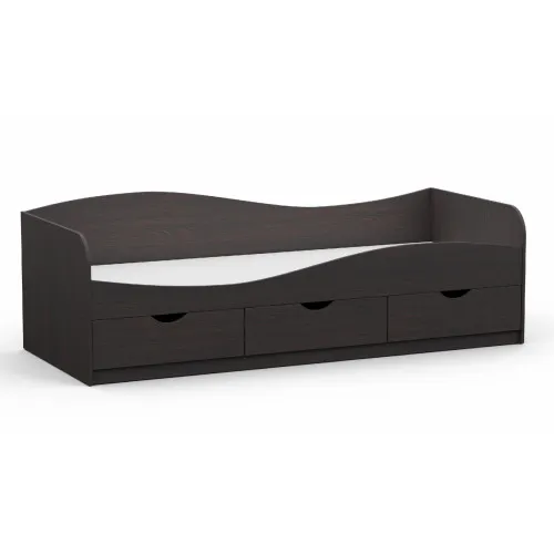 Кровать односпальная L-9, Венге Магия, 2030х834х656