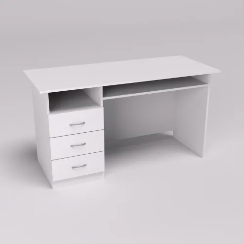 Стол офисный ОСП-3, Белый, 1400/600/760