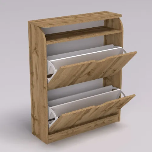 Тумба для обуви №1, Дуб Аппалачи, 800/250/1000