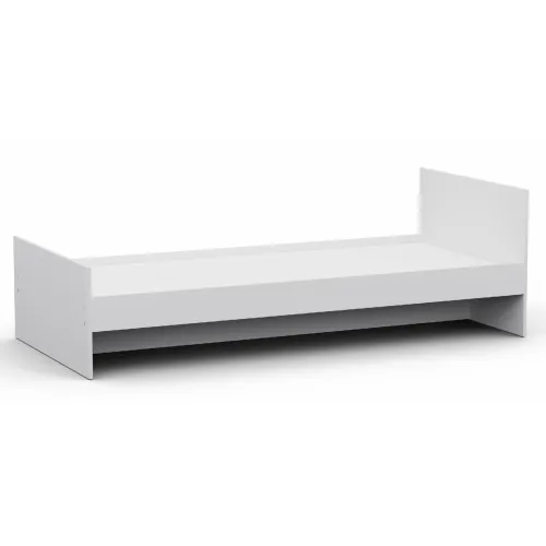 Кровать односпальная L-12, Белый, 2032х932х650