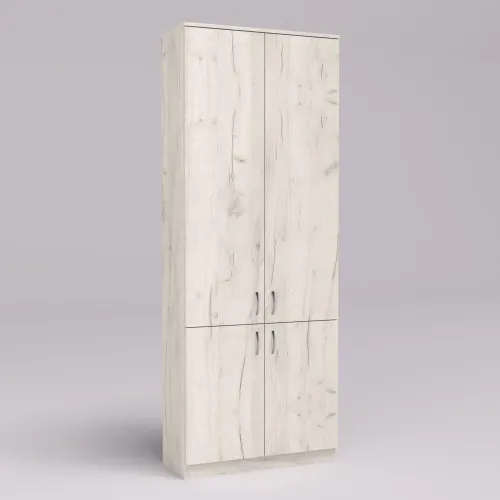 Шкаф ОШК-1, Дуб Крафт Белый, 800/340/2100