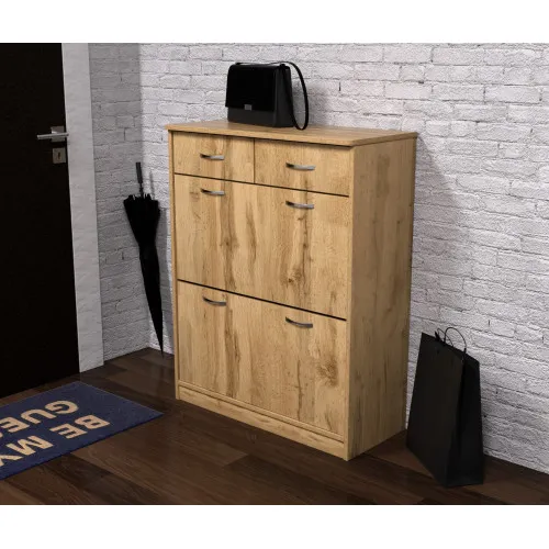 Тумба для обуви №2, Дуб Аппалачи, 800/350/1010