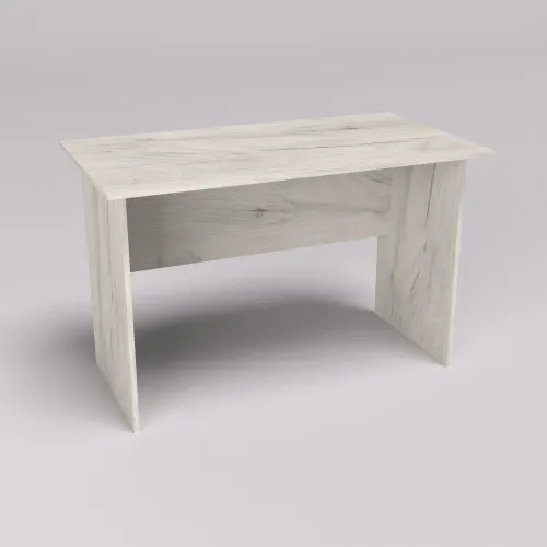 Стол офисный СП, Дуб Крафт Белый, 1200/650/760