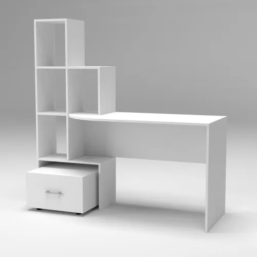 Стол письменный СП-1 №2, Белый, 1500/550/1500