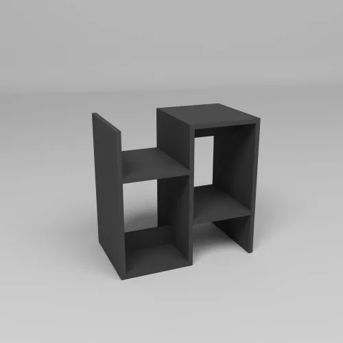 Тумба прикроватная S-1, Антрацит, 500/300/500