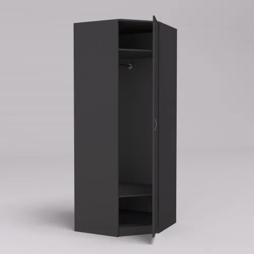 Тумба офісна F-2 кутова, Антрацит, 800/800/2100