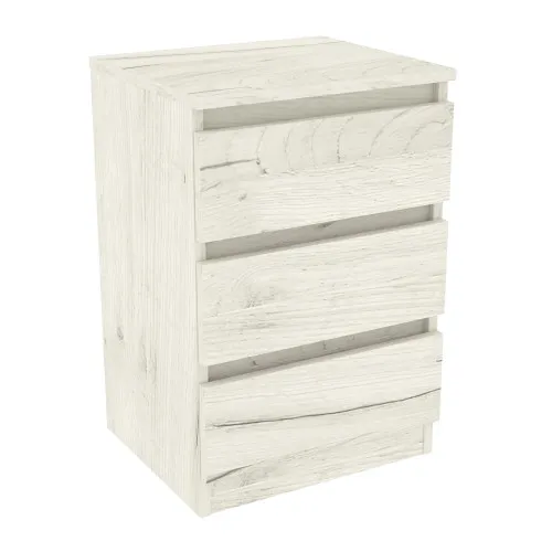 Тумба прикроватная V-5, Дуб Крафт Белый, 400/350/600