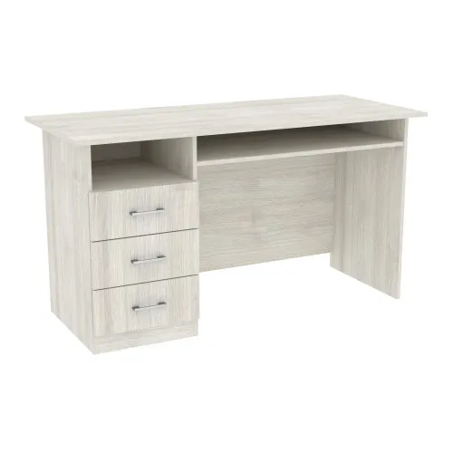 Стол офисный ОСП-3, Дуб Шамони Светлый, 1400/600/760