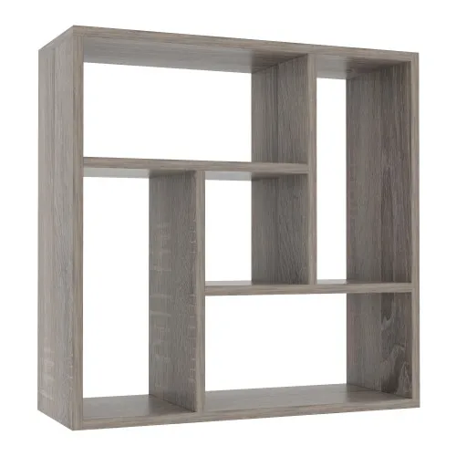 Полка навесная П-3, Дуб Сонома Трюфель, 610/230/610