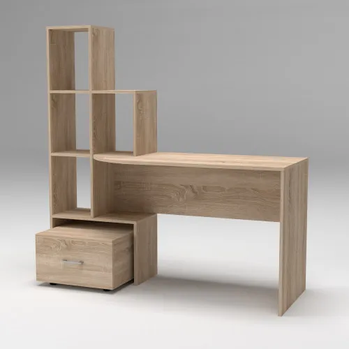 Стол письменный СП-1 №2, Дуб Сонома, 1500/550/1500