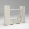 Стенка в гостиную под ТВ Эхо-2, Дуб Шамони Светлый, 2160х420х1850