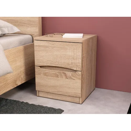 Тумба прикроватная Дельта, Дуб Сонома, 400/400/500
