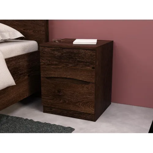 Тумба прикроватная Дельта, Дуб Конкордия, 400/400/500