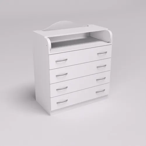 Комод пеленальный №1, Белый, 864/465/1020