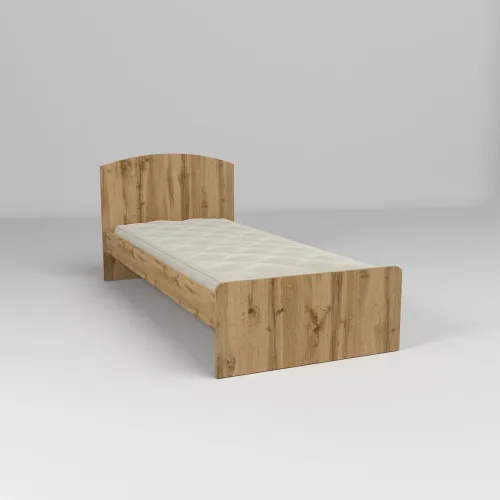 Кровать односпальная L-1, Дуб Аппалачи, 1930х900х800