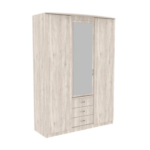 Шкаф Диана, Самоа Дымчатый, 1500х650х2100