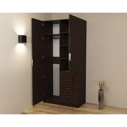 Шкаф Кристалл 1, Венге Магия, 1000х520х2100