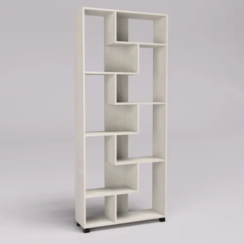 Стеллаж ОС-4, Дуб Шамони Светлый, 800/250/1900