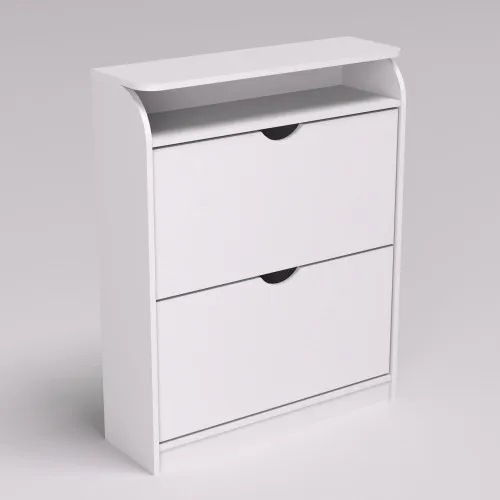 Тумба для обуви №1, Белый, 800/250/1000