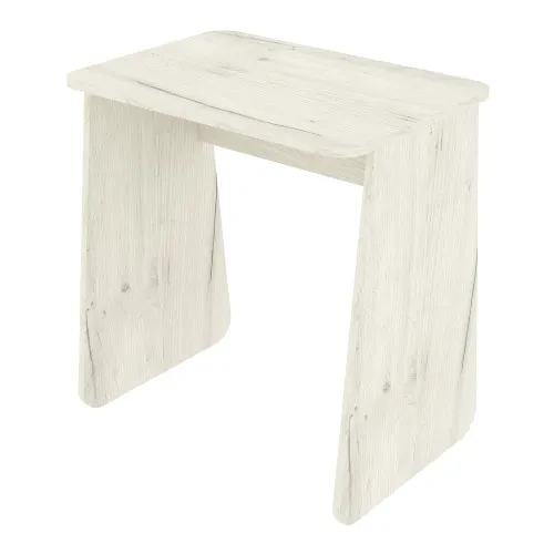 Стол для ноутбука, Дуб Крафт Белый, 650/450/700