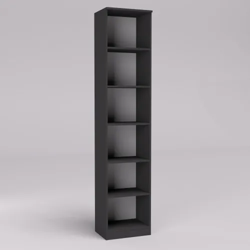 Тумба офисная Стеллаж ОП, Антрацит, 450/320/2100