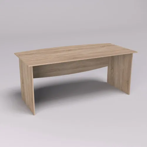 Стол офисный Лидер, Дуб Сонома, 1800/900/760