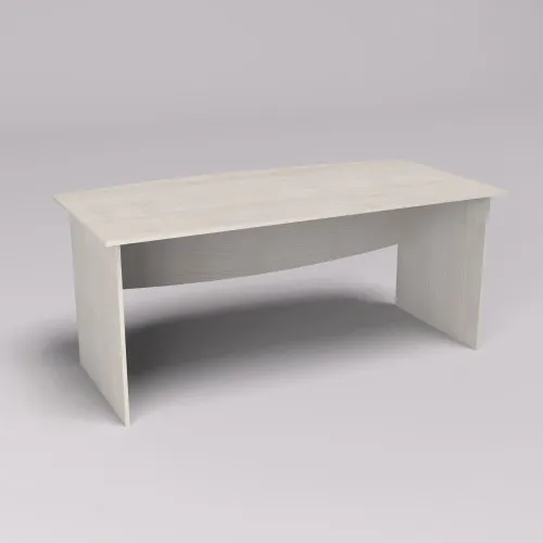 Стол офисный Лидер, Дуб Шамони Светлый, 1800/900/760