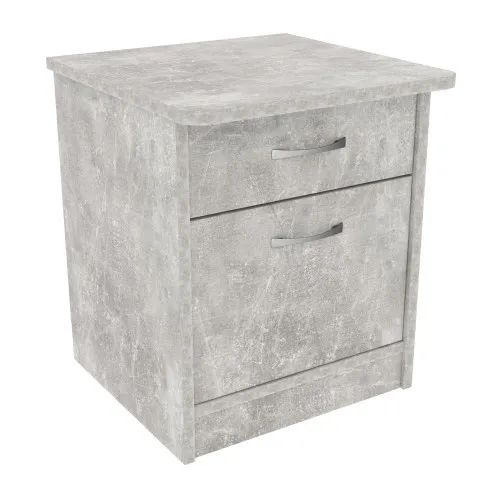 Тумба прикроватная Диана, Бетон, 400/400/470