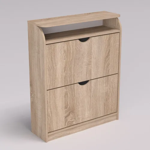Тумба для обуви №1, Дуб Сонома, 800/250