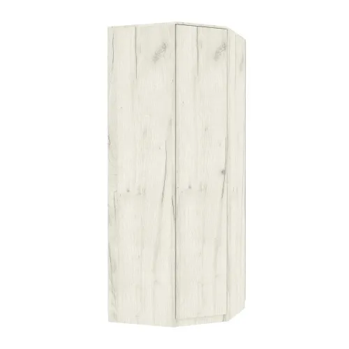 Тумба офисная F-2 угловая, Дуб Крафт Белый, 800/800/2100