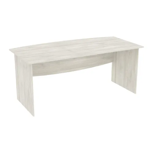 Стол офисный Лидер, Дуб Шамони Светлый, 1800/900/760