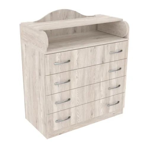 Комод пеленальный №1, Самоа Дымчатый, 864/465/1020