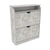Тумба для обуви №1, Бетон, 800/250/1000