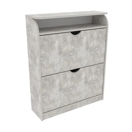 Тумба для обуви №1, Бетон, 800/250/1000