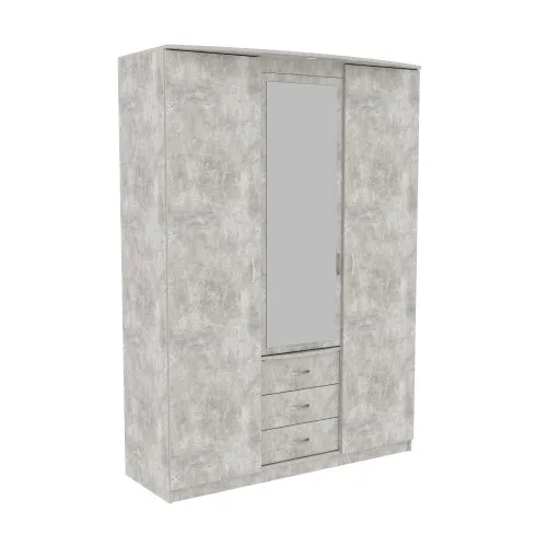 Шкаф Диана, Бетон, 1500х650х2100